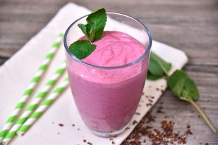 Quark-Himbeer-Smoothie Quark-Himbeer-Smoothie
