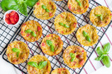 Savory Zucchini & Bell Pepper Muffins Savory Zucchini & Bell Pepper Muffins