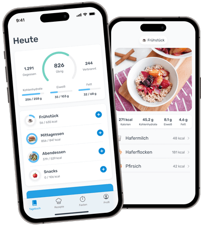 Starte mit dem kostenlosen Ernährungstagebuch der YAZIO App in ein gesünderes Leben!