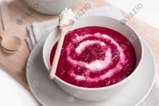 Beetroot Soup with Horseradish