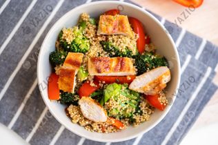 Chicken Breast with Vegetable Quinoa