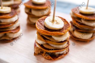 Mini Sweet Potato Pancakes