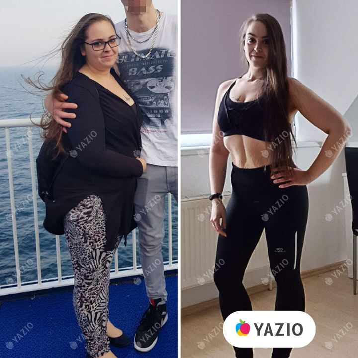 Janet ha perso 50 kg con YAZIO