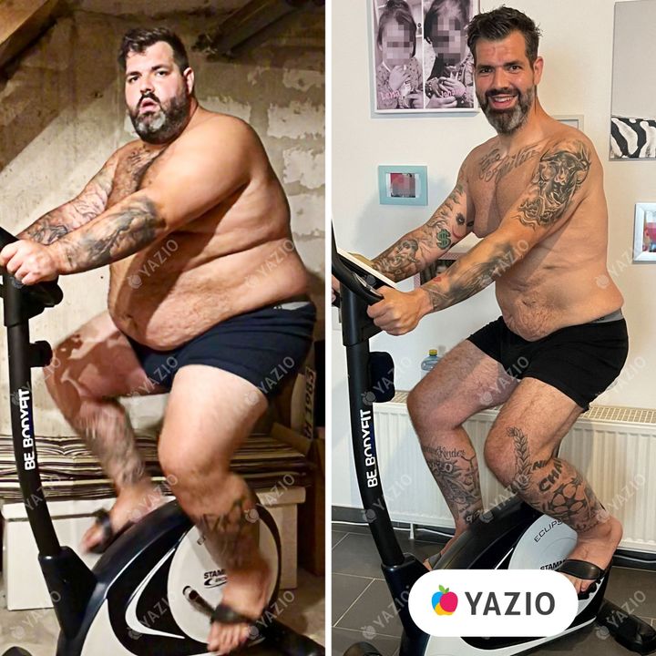 Sascha ha perdido 91 kg con YAZIO