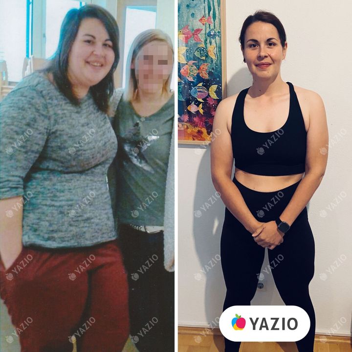 Barbara lost 115 lb with YAZIO