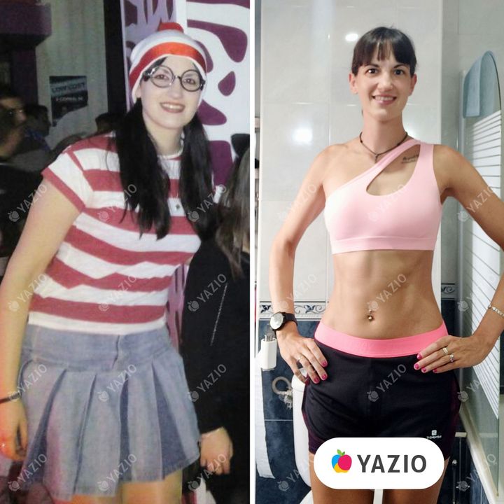 Nerea lost 49 lb with YAZIO