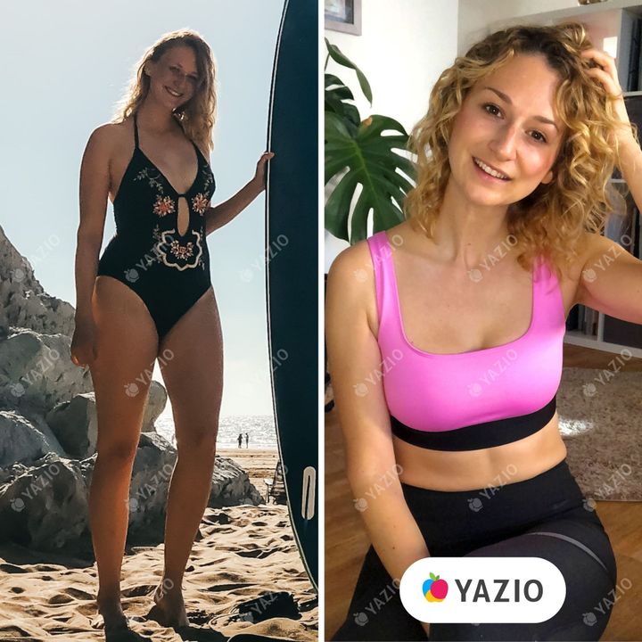 Jasmin lost 26 lb with YAZIO