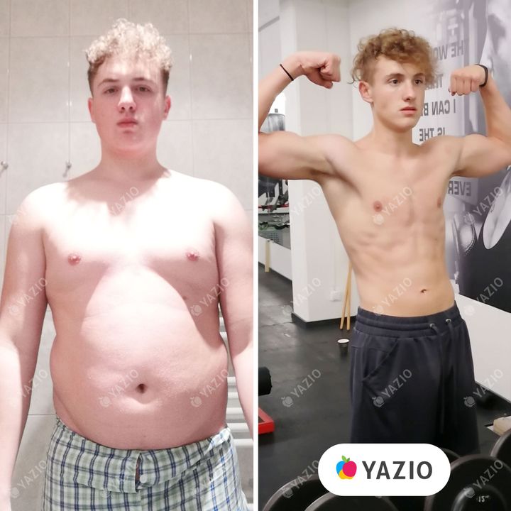 Felix ha perso 34 kg con YAZIO