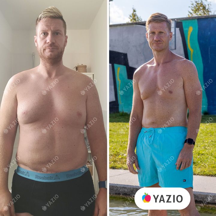 Patrick a perdu 25 kg avec YAZIO