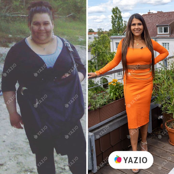 Julia a perdu 70 kg avec YAZIO