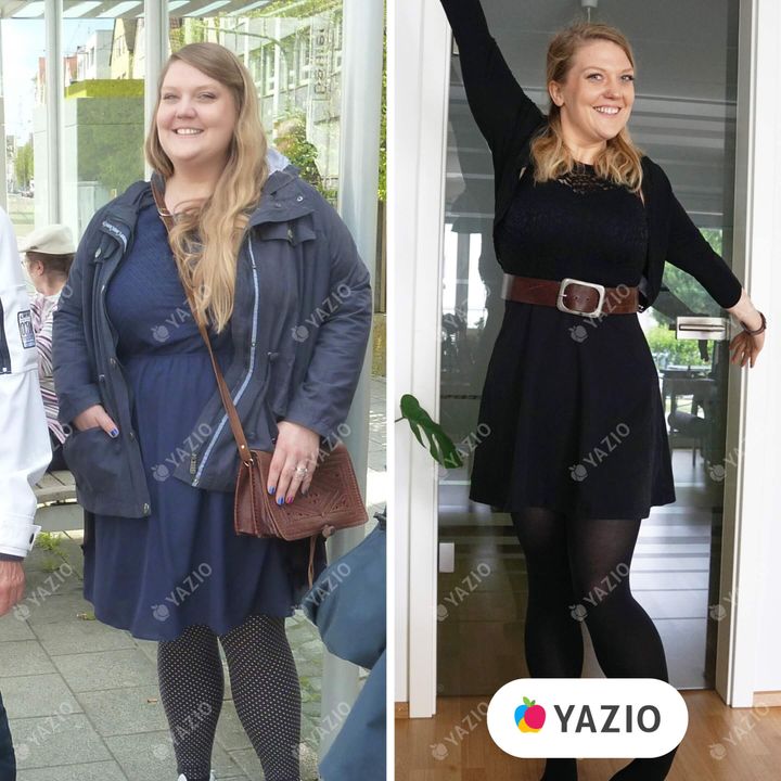 Lena lost 137 lb with YAZIO