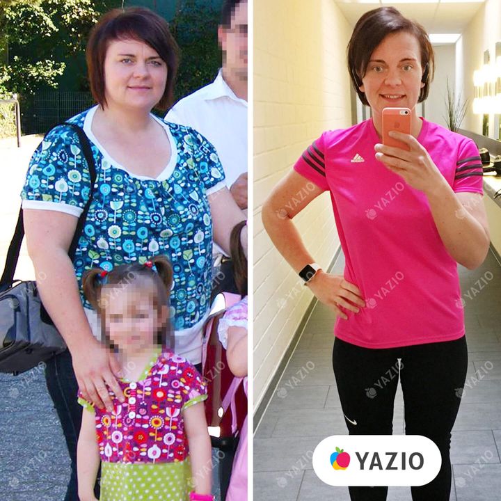 Melanie hat 43 kg mit YAZIO abgenommen Melanie hat 43 kg mit YAZIO abgenommen