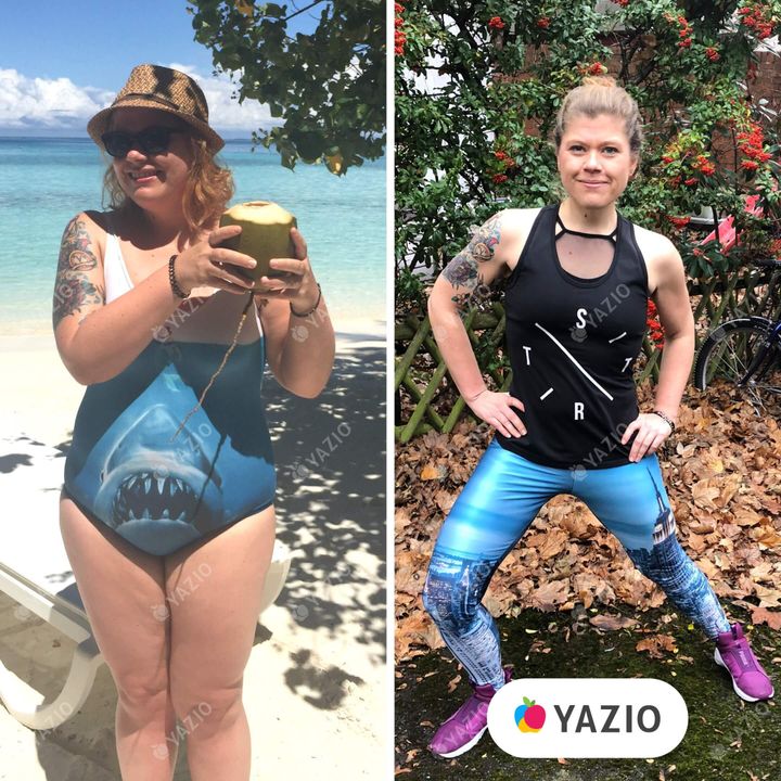 Martina hat 25 kg mit YAZIO abgenommen Martina hat 25 kg mit YAZIO abgenommen