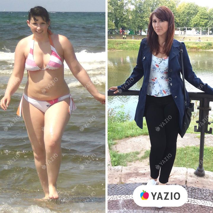 Lisa perdeu 22 kg com o YAZIO
