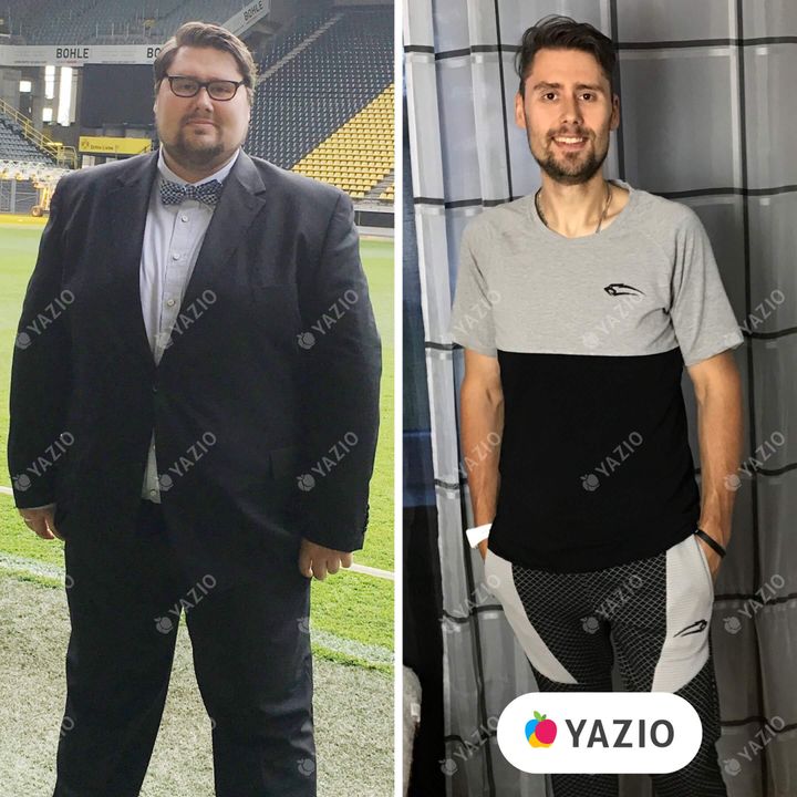 Christoph perdeu 86 kg com o YAZIO Christoph perdeu 86 kg com o YAZIO