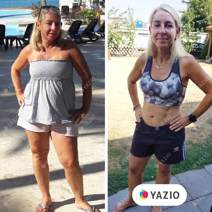 Monika perdeu 14 kg com o YAZIO