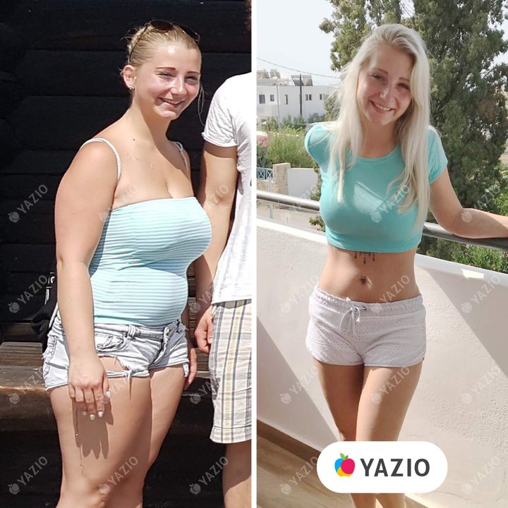 Isabell lost 37 lb with YAZIO