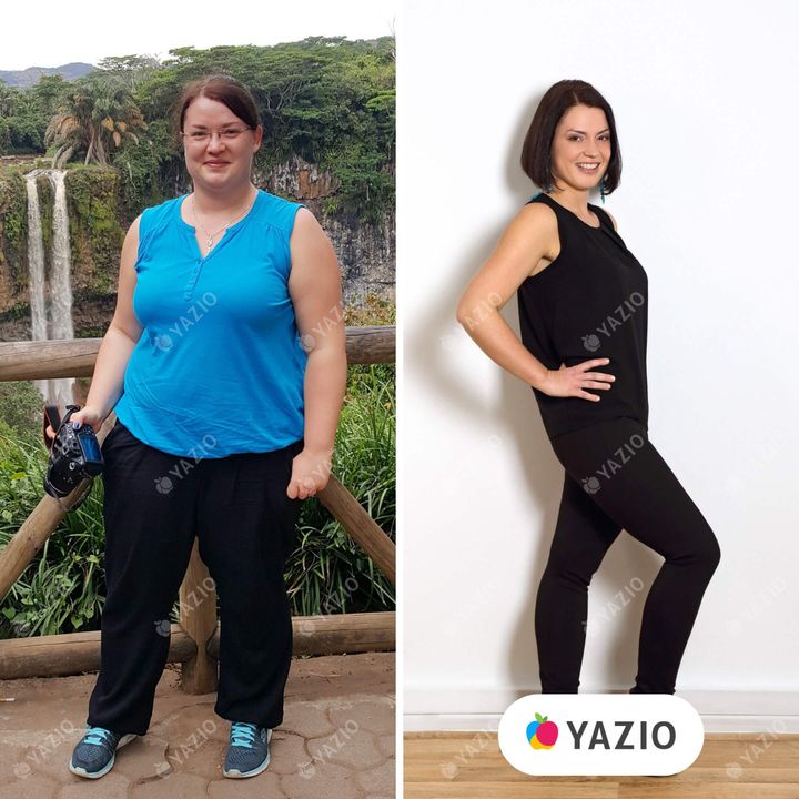 Patricia lost 88 lb with YAZIO