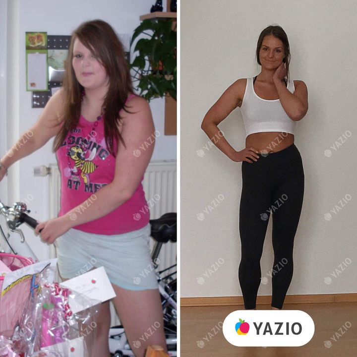 Julia a perdu 15 kg avec YAZIO