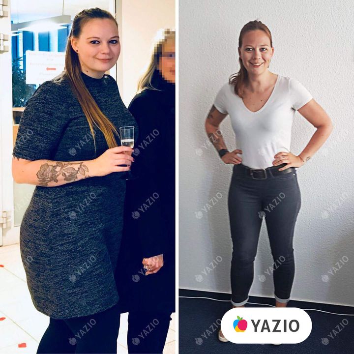 Jacqueline ha perso 24 kg con YAZIO