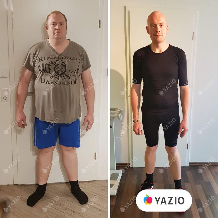 Marcus lost 130 lb with YAZIO