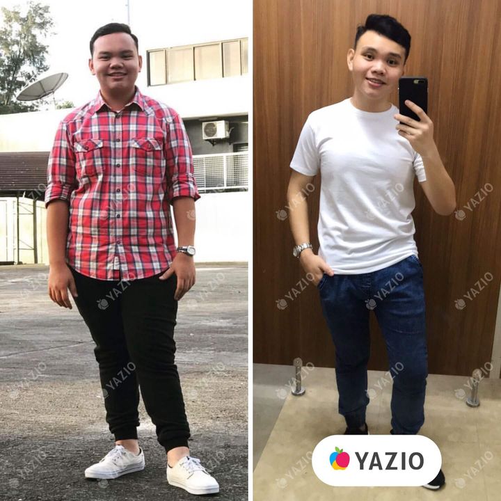 Velasco ha perso 34 kg con YAZIO