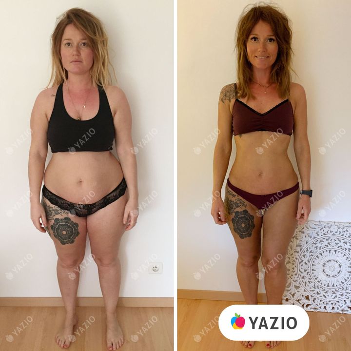 Célia lost 53 lb with YAZIO