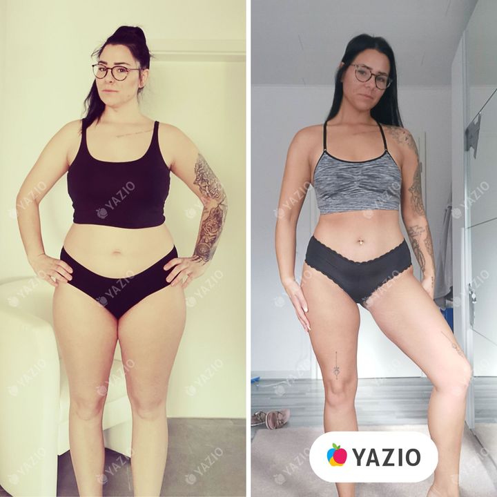 Kim lost 26 lb with YAZIO