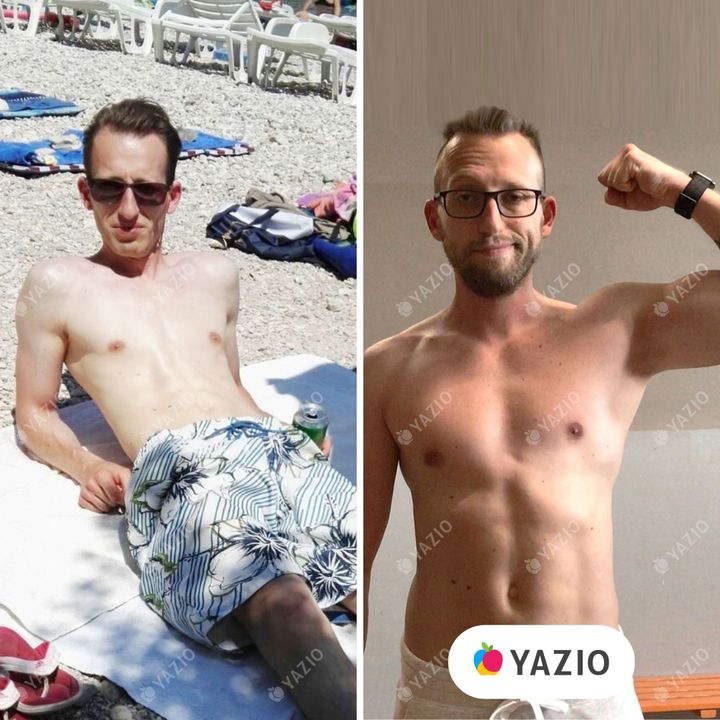 Uwe a pris 14 kg avec YAZIO