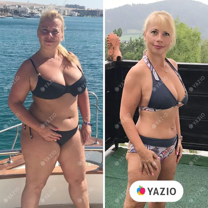 Petra lost 46 lb with YAZIO