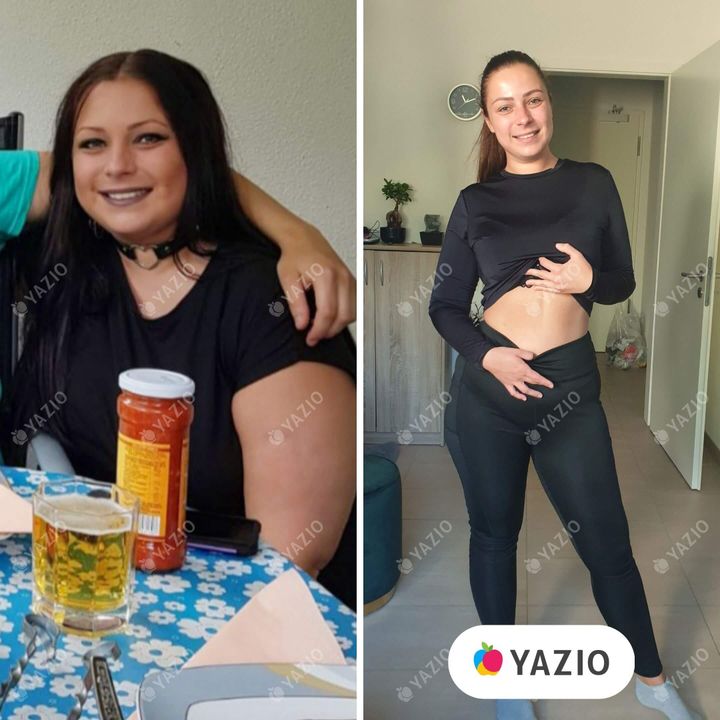 Vera ha perso 46 kg con YAZIO