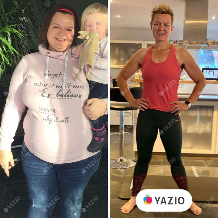 Marina ha perdido 62 kg con YAZIO