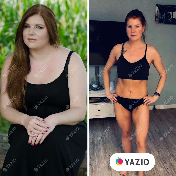 Kim lost 90 lb with YAZIO